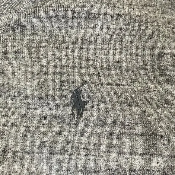Polo Ralph Lauren Mens Sz S Heathered Grey Fine Knit Crewneck Sweater Classic - Picture 8 of 16